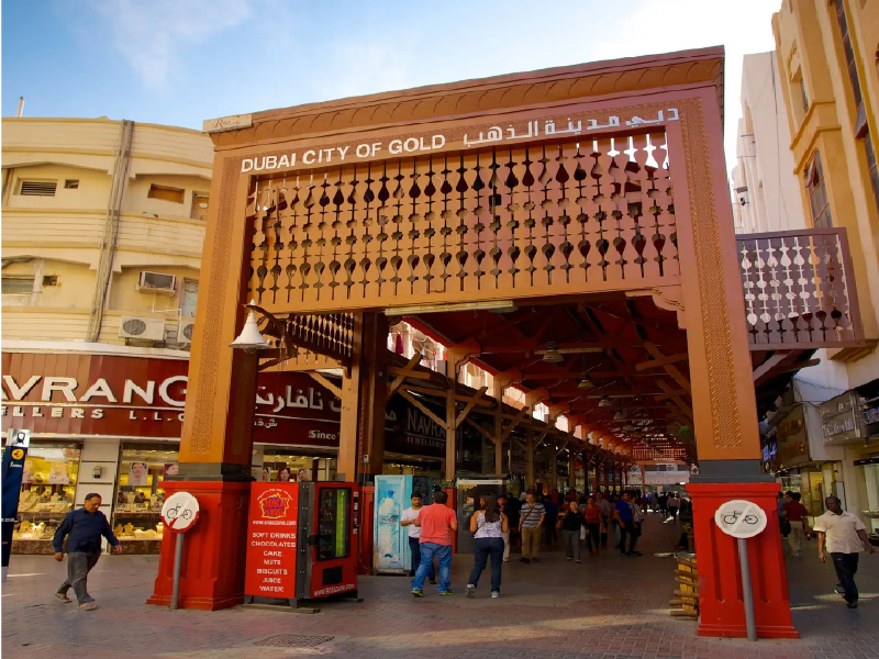 Gold & Spice Souks (Old Dubai) on a Dubai city tour with Homeland Travel Agency